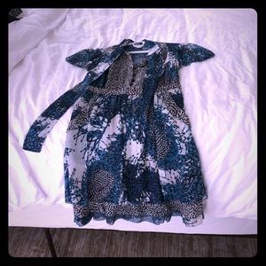 Printed Diane Von Furstenberg Dress sz 0